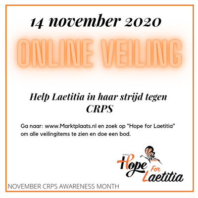 Online veiling Hope for Laetitia