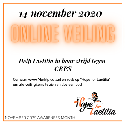 Online veiling Hope for Laetitia Online veiling Hope for Laetitia
