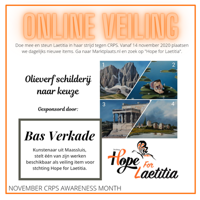 Online veiling: olieverf schilderij van Bas Verkade Online veiling: olieverf schilderij van Bas Verkade