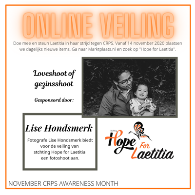 Online veiling: Loveshoot of gezinsschoot door Lise Hondsmerk Online veiling: Loveshoot of gezinsschoot door Lise Hondsmerk