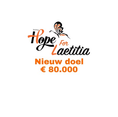 Te behalen doel verhoogd naar €80.000 Te behalen doel verhoogd naar €80.000